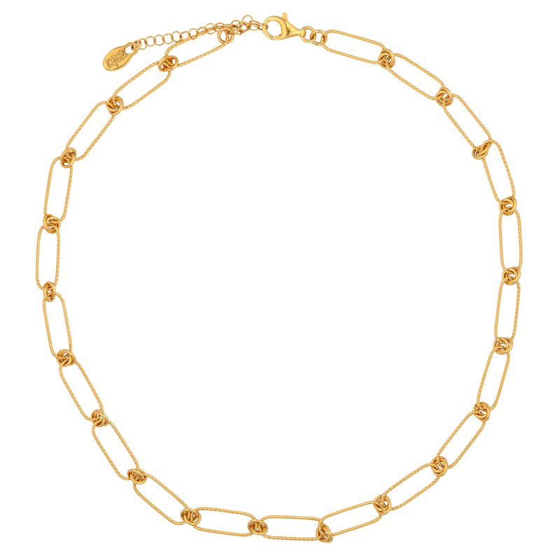 Sterling Silver + Yellow Gold Plated Kira Necklace