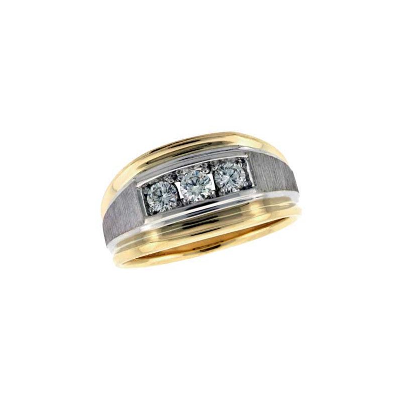 14KT Gold Mens Wedding Ring