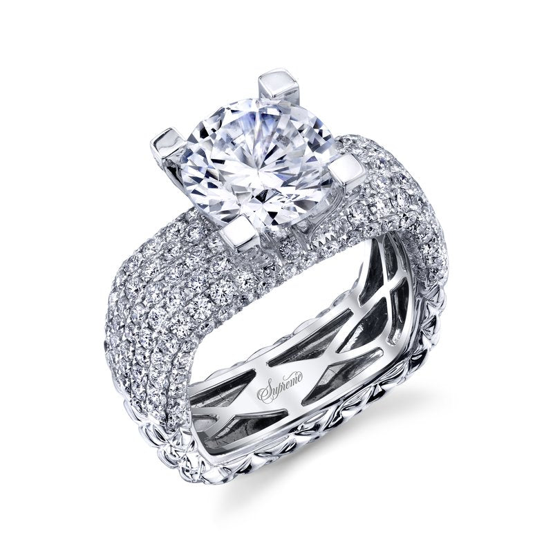18K White Gold Supreme Engagement Ring