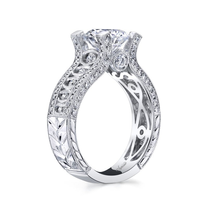 18K White Gold Supreme Engagement Ring
