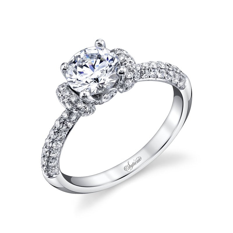 18K White Gold Supreme Engagement Ring