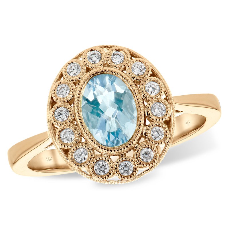 14KT Gold Ladies Diamond Ring