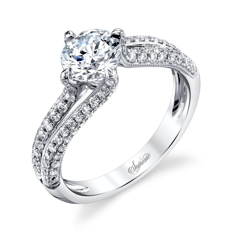 18K White Gold Supreme Engagement Ring