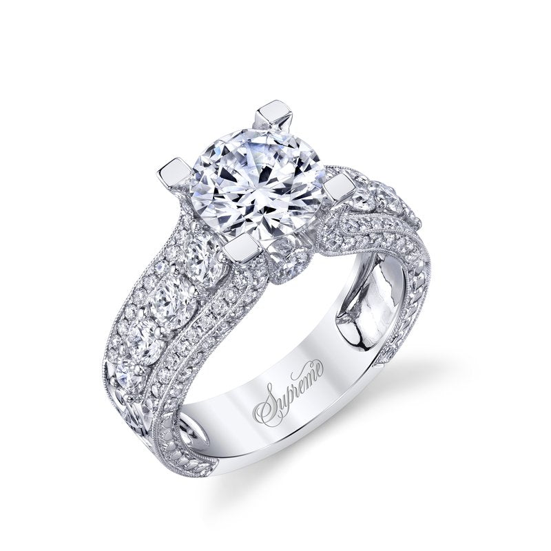 18K White Gold Supreme Engagement Ring