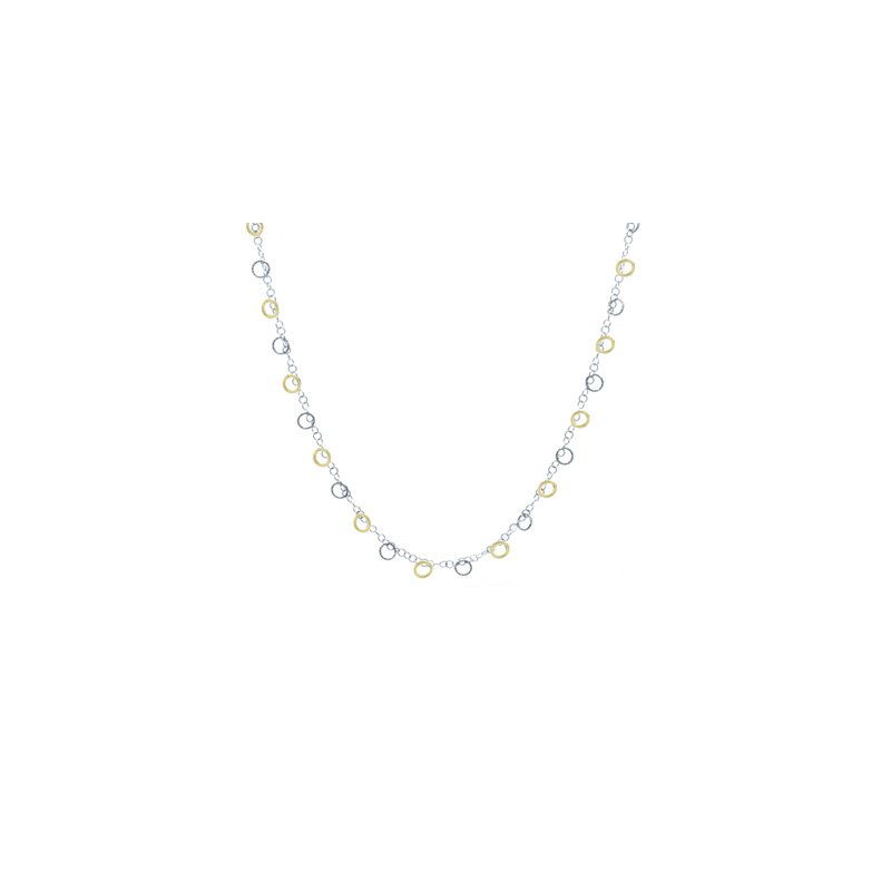 Sterling Silver + Yellow Gold Plated Imagination Necklace