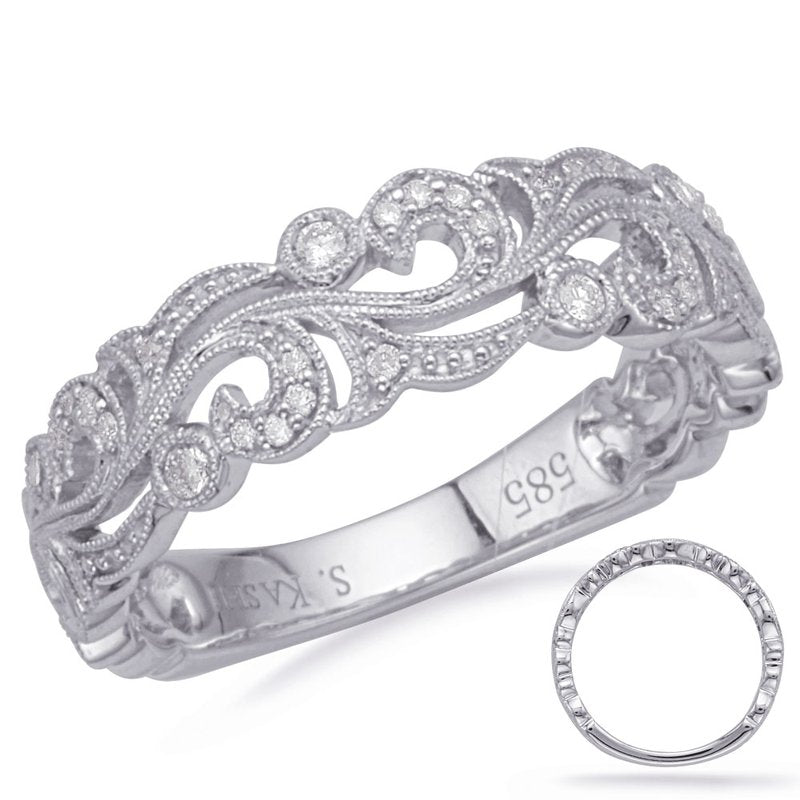 White Gold Matching Band