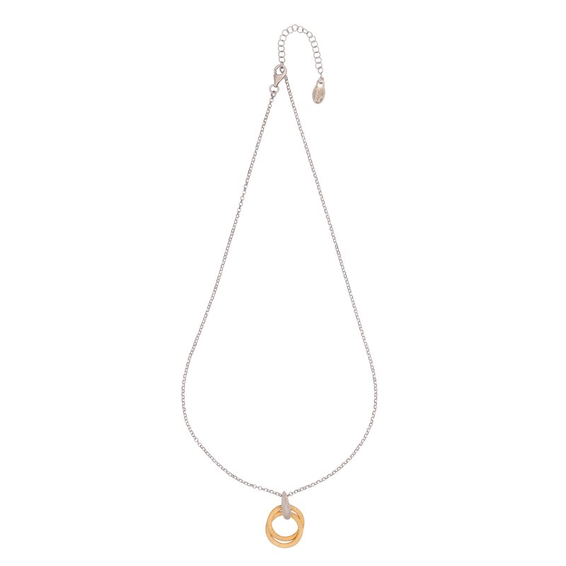 Sterling Silver + Yellow Gold Plated Rory Necklace