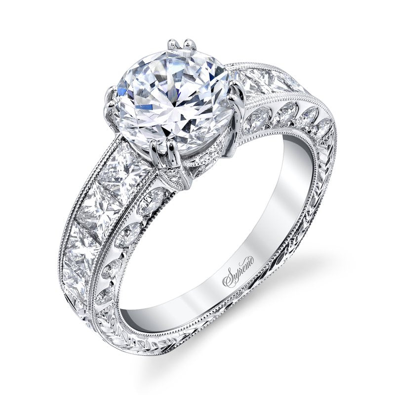 18K White Gold Supreme Engagement Ring