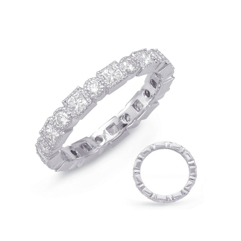 White Gold Stackable Eternity Band