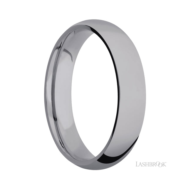 5 mm wide Domed Tantalum band.