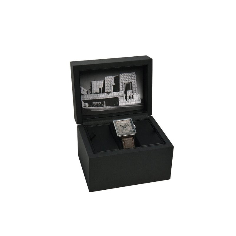 Bulova Stainless Steel Frank Lloyd Wright Mens Watch