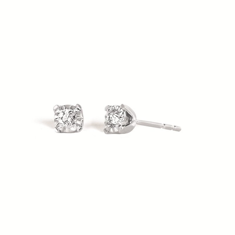 1/10 Ctw. MP Diamond Stud Earrings in 14K Gold