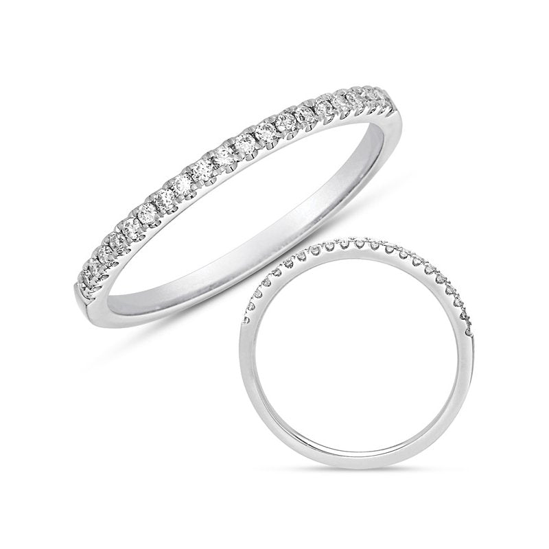 White Gold Matching Band