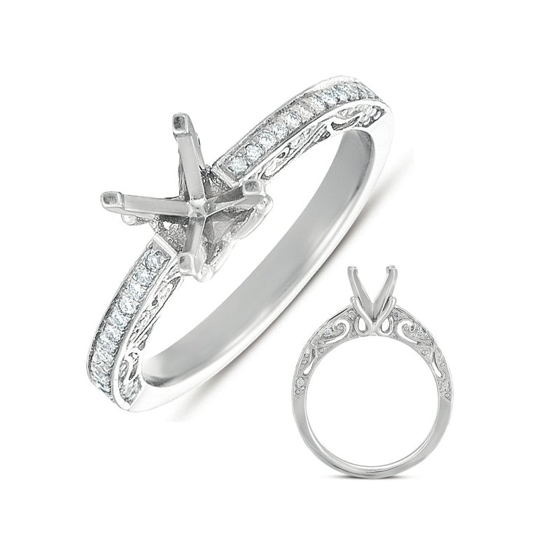 White Gold Engagement Ring