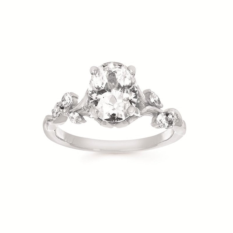 14K White Gold Ostbye Bridal Set