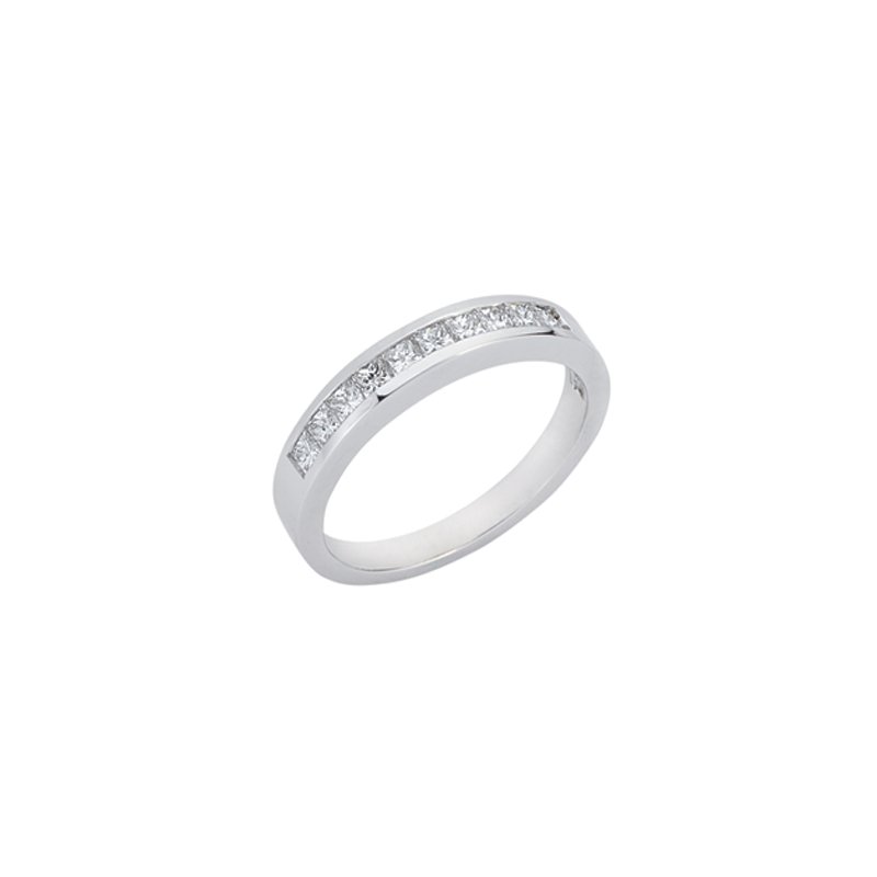 White Gold Matching Band
