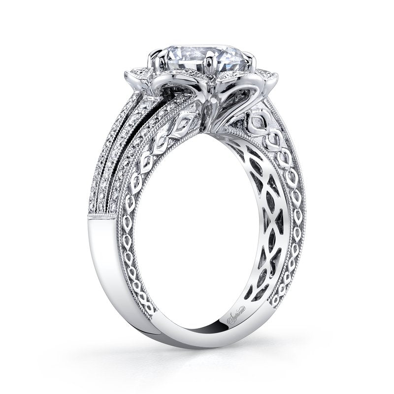 18K White Gold Supreme Engagement Ring