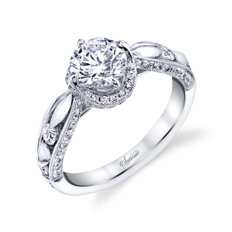 18K White Gold Supreme Engagement Ring