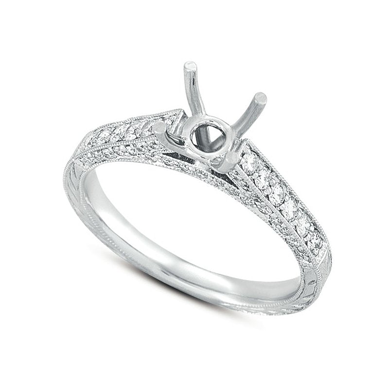 White Gold Engagement Ring