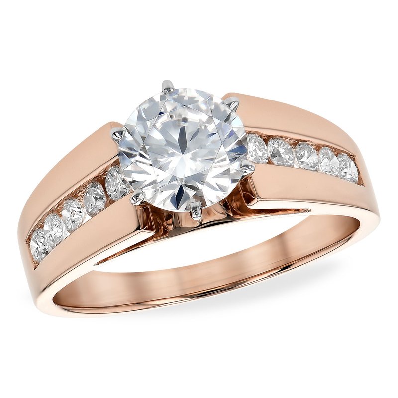 14KT Gold Semi-Mount Engagement Ring