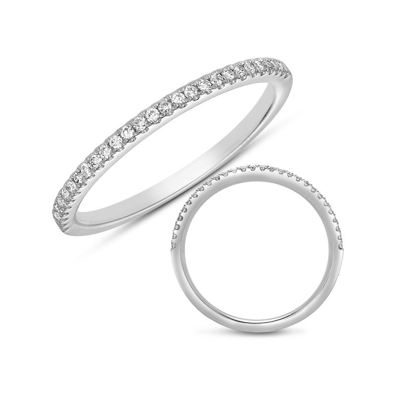 White Gold Matching Band