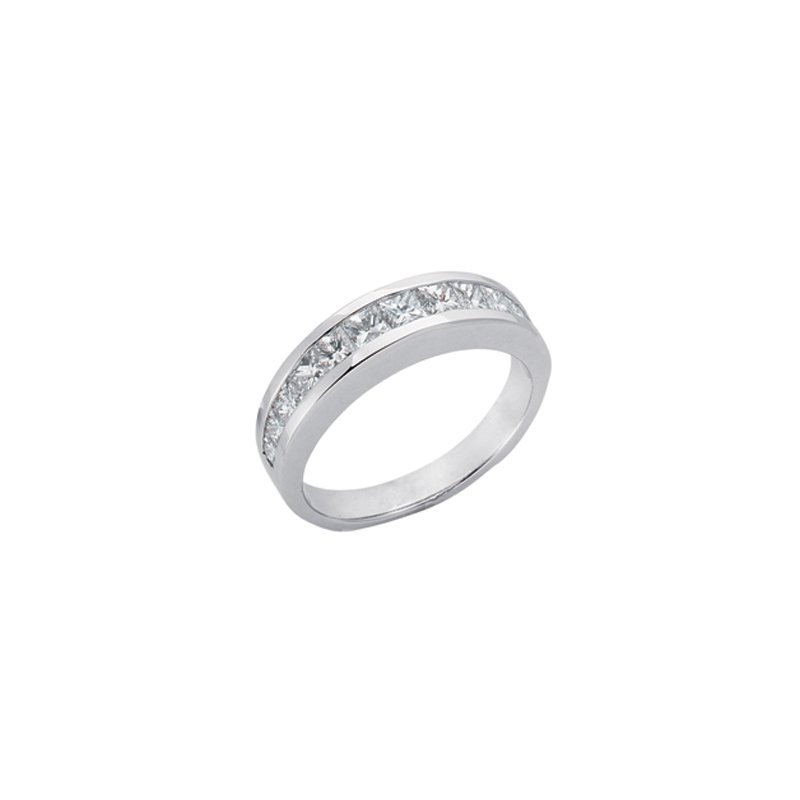 White Gold Matching Band