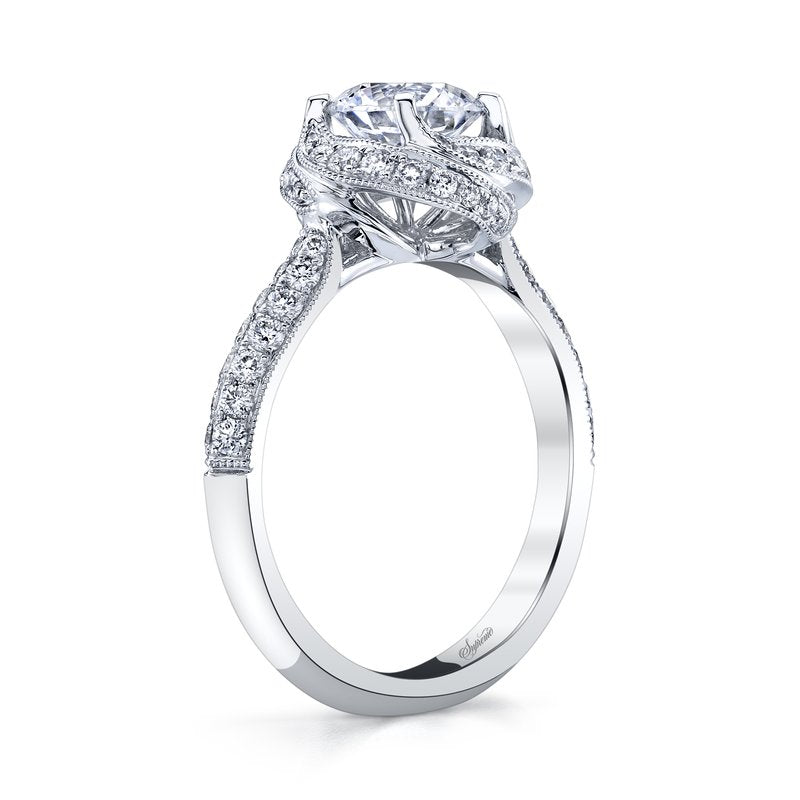 18K White Gold Supreme Engagement Ring