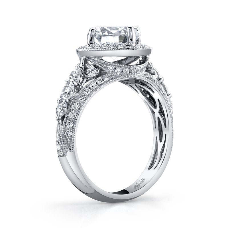 18K White Gold Supreme Engagement Ring