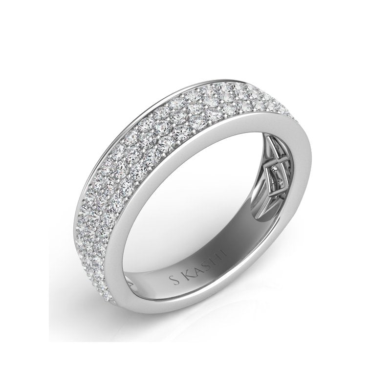 White Gold Diamond Band