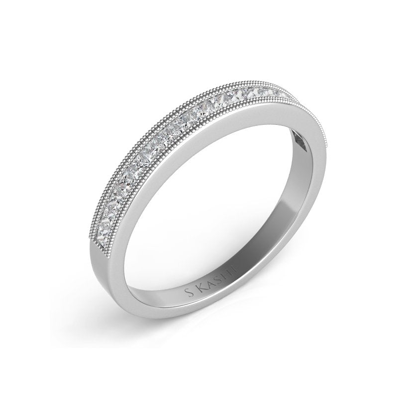 White Gold Matching Band