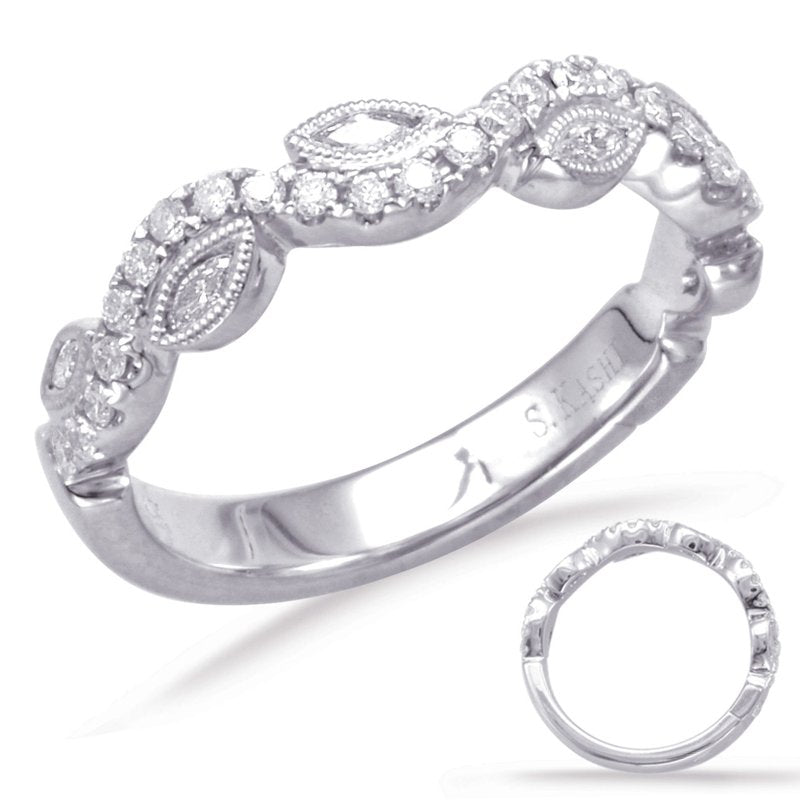 White Gold Matching Band