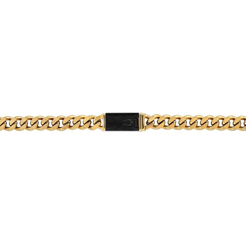 Bulova Stainless Steel Classic Jewelry Mens Necklace