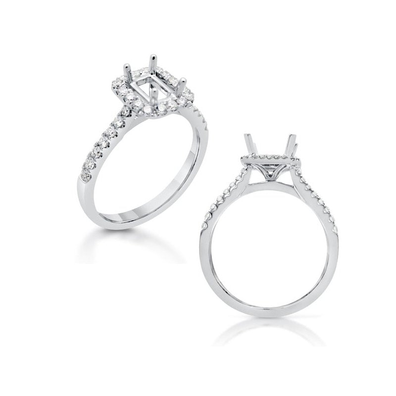 White Gold Engagement Ring