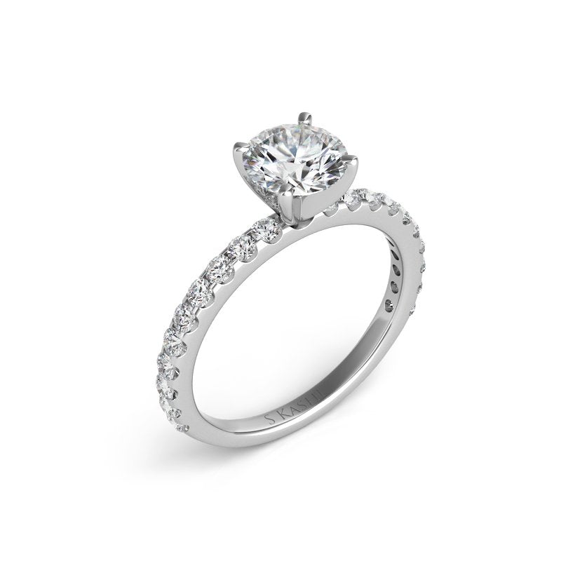 White Gold Engagement Ring