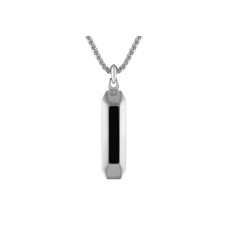 Bulova Stainless Steel Luxury Jewelry Mens Necklace