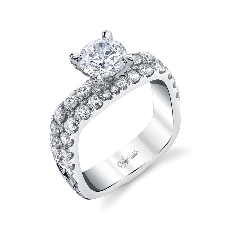 18K White Gold Supreme Engagement Ring