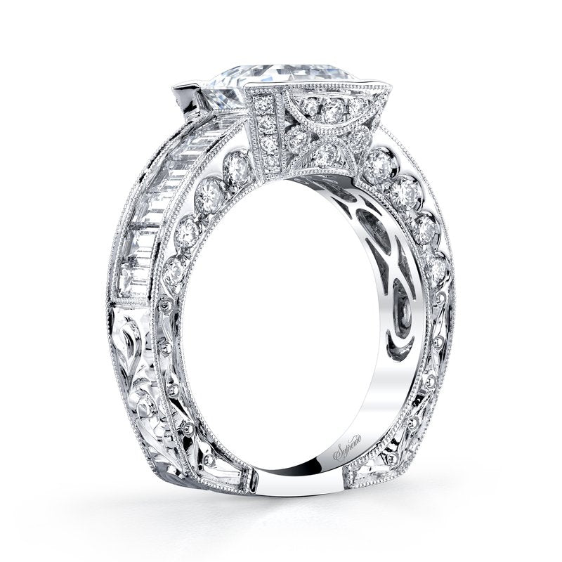 18K White Gold Supreme Engagement Ring