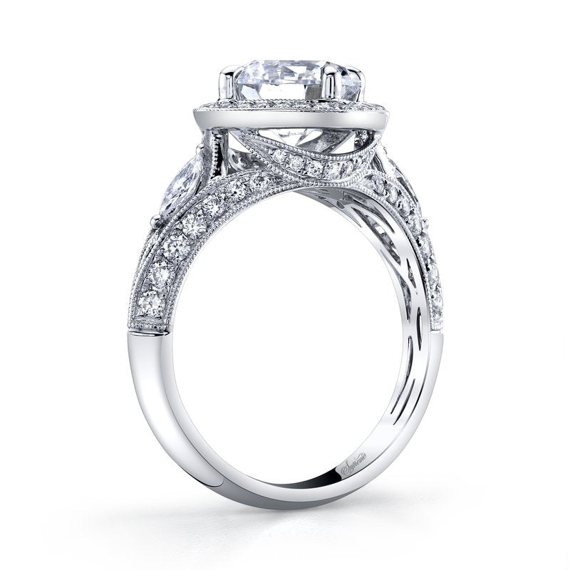 18K White Gold Supreme Engagement Ring