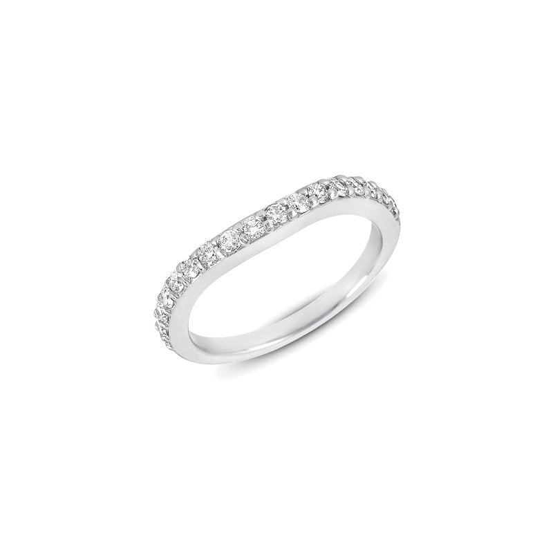 White Gold Matching Band