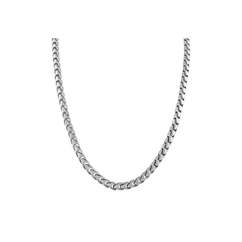 Bulova Stainless Steel Classic Jewelry Mens Necklace