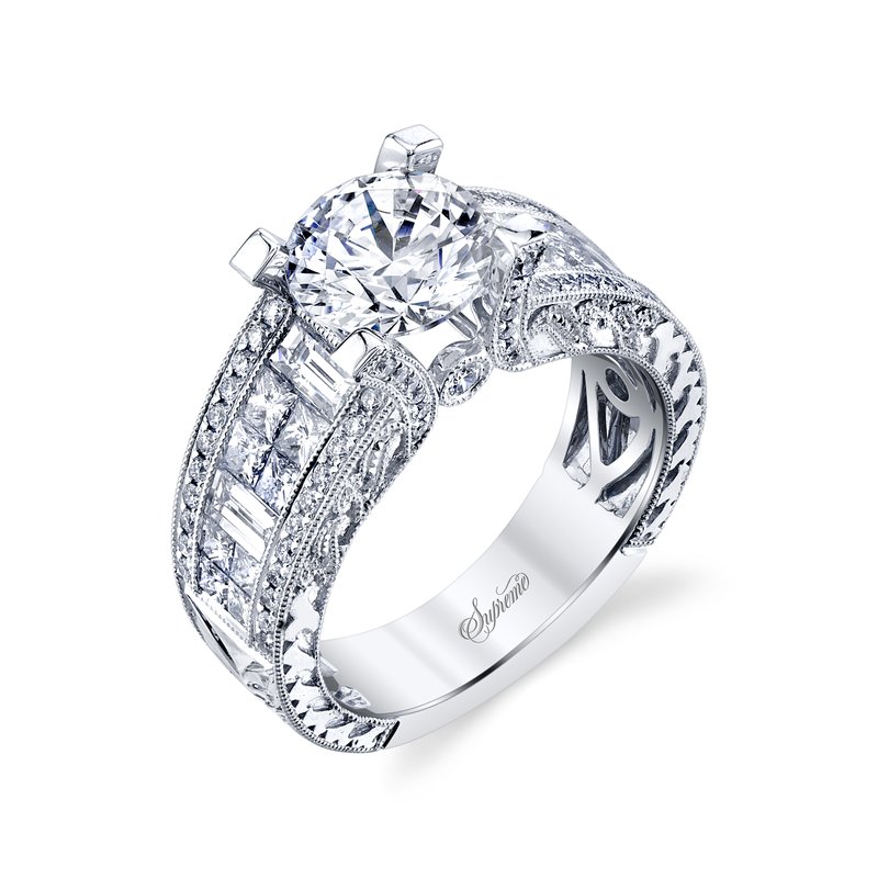 18K White Gold Supreme Engagement Ring