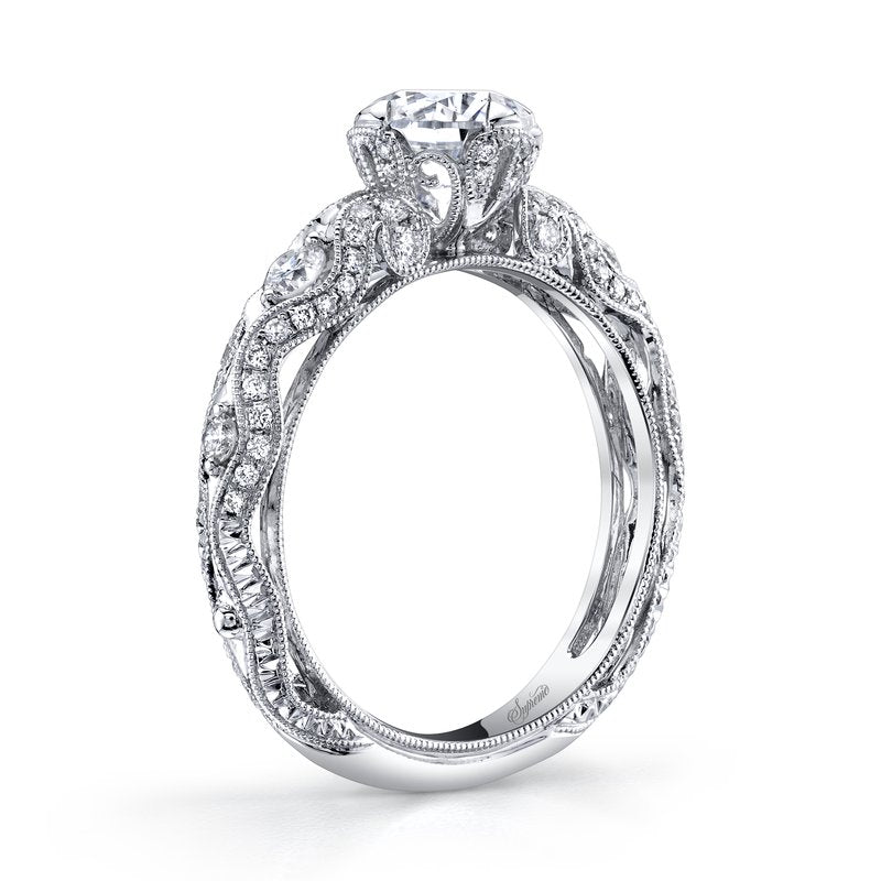 18K White Gold Supreme Engagement Ring