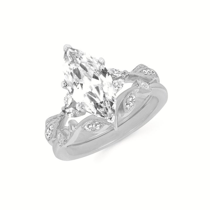 14K Yellow & White Gold Ostbye Bridal Set
