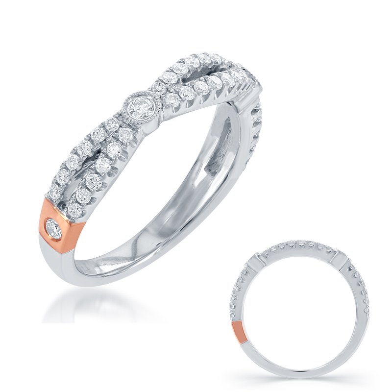 White Gold Matching Band