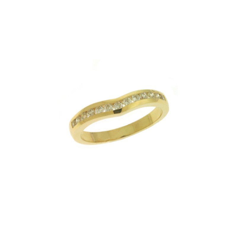 Yellow Gold Diamond Band